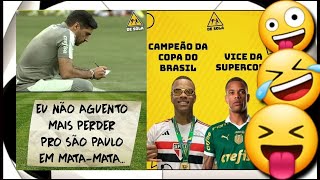 OS MELHORES MEMES DA DERROTA DO PALMEIRAS PARA O SÃƒO PAULO NA FINAL DA SUPERCOPA DO BRASIL DE 2024 [upl. by Naniac]