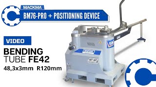 MACKMA MACHINE BM76 PRO  POSITIONING DEVICE [upl. by Aliekahs183]