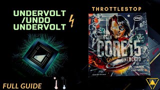 How To UNDO UNDERVOLTUNDERVOLT INTEL CPULAPTOPDESKTOP No FPS Drop  Throttle Stop  FULL GUIDE [upl. by Ahsiened490]