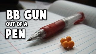 How To Make A BB Gun Out Of A Pen Easy [upl. by Artur]