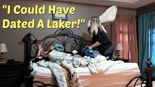 SAYING ANOTHER GIRLS NAME IN MY SLEEP PRANK ON WIFE [upl. by Jarvis]