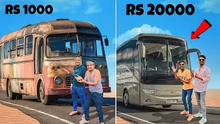 Rs 1000 Khatara Bus Vs 20000 Luxury Bus Travel  😀 इस खटारा बस में तो पानी भर गया [upl. by Madelena]