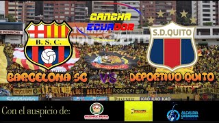 🛑 EN VIVO  PARTIDO BARCELONA VS DEPORTIVO QUITO  NOCHE AMARILLA 2024  Formato AUDIO [upl. by Arodnahs334]