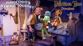 Disneyland Pinocchios Daring Journey SPOOKY Dark Ride [upl. by Saxena]