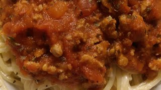 MEAT SAUCE WITH RANCH SPAGHETTI [upl. by Krug510]