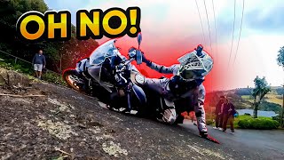 My Motorcycle Mishap on the Worlds Steepest Street EP 21 [upl. by Cybill988]