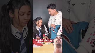 Bag check boys and girls 😆😂🤣viralvideo funny school backbenchers schoollife ouch funnies [upl. by Eussoj]