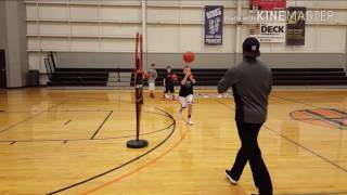 Basic Drills while using the SKLZ DMann Mannequin [upl. by Nosrej]