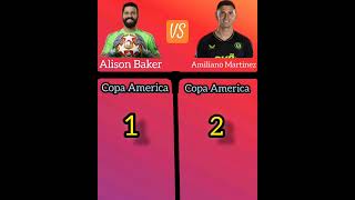 Alison Baker vs Amiliano Martinez football shorts viral compare career [upl. by Shih]