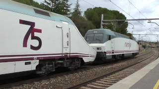 Renfe Viajeros  252014  Rama 43 de Alvia 130 en Galapagar  La Navata [upl. by Naitsirhc205]