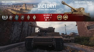 Tiger 131  25K DMG 5 Kills [upl. by Naimaj975]