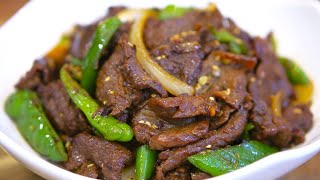 The Best Chinese Beef Stir Fry Recipe Onion and Pepper Steak [upl. by Ojimmas]