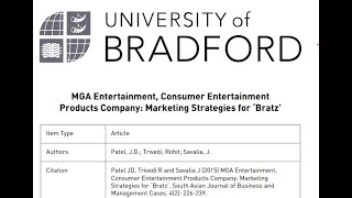 MGA Entertainment Consumer Entertainment Products Company Marketing Strategy for Bratz [upl. by Dasi]