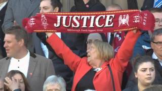 Hillsborough vigil Liverpool pays tribute [upl. by Naujej]