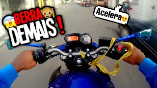 MOTOVLOG XJ6 BLUEE💙 3 POLEGADAS ESCAPE SÓ O CANO NA FAVELA 4K [upl. by Enyahc]