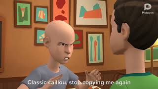 Classic caillou copies his dad Grounded MOST VIEWED VIDEO [upl. by Cathlene]