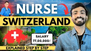 How to work as a nurse in Switzerland from India nursing nursingabroad nursingstudent nursingjob [upl. by Yanttirb]