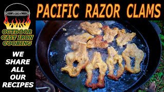 Pacific Razor Clams [upl. by Vowel]