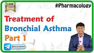 Treatment of Bronchial Asthma  Part 1 pharmacology [upl. by Ebby]