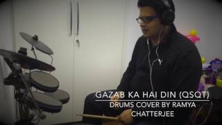 Gazab ka hai din  QMSQMT  Drums Cover  Use Head Phone [upl. by Ycnahc942]