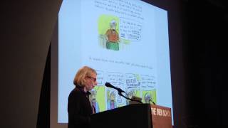 Roz Chast reads from Can’t We Talk About Something More Pleasant at 2014 NBA Finalists Reading [upl. by Sellig]