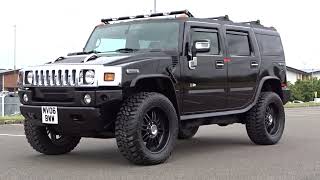 2006 HUMMER H2 SUPERCHARGED 60 V8 750 bhp AUTO 4X4 LHD 35K MILES 37quot TYRES £29995 [upl. by Naihtniroc893]