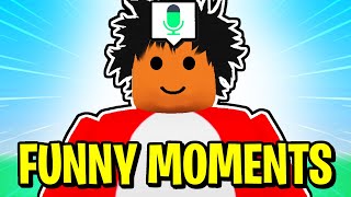 Roblox VOICE CHAT FUNNY MOMENTS [upl. by Oicapot]