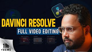 DaVinci Resolve Complete Video Editing Tutorial for For Beginners  Basic To Advance  Hindi [upl. by Marala534]