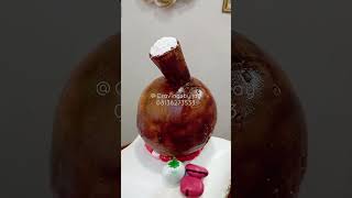 Nigerian traditional wine gourd Cake nigeriancake cakedecorating bakingbusines nigerianwedding [upl. by Ennaeerb160]