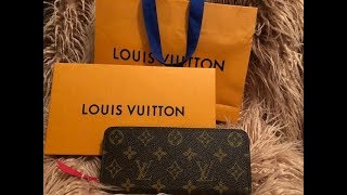 Louis Vuitton Clemence Wallet Unboxing [upl. by Ennayram]