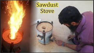 SAWDUST STOVE  Boore Wala Chulha [upl. by Meerak]