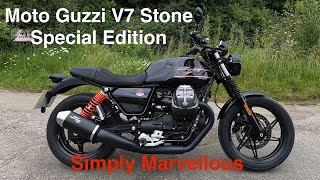 Moto Guzzi V7 Stone Special Edition  Simply Marvellous [upl. by Fanchie]