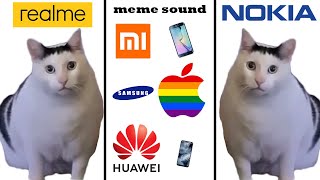 Huh Cat MEME sound but famous phone ringtones [upl. by Taro169]