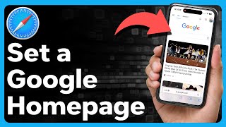 How To Make Google Homepage On Safari iPhone [upl. by Adrian383]