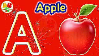 ABC song  nursery rhymes  abc phonics song for toddlers  a for apple [upl. by Azila57]