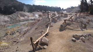 Bumpass Hell Trail Lassen Volcanic National Park California [upl. by Andersen]