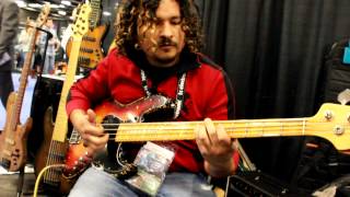 Rick James Mary Jane cover by Ariel Gacia NAMM 2013 [upl. by Eelitan]