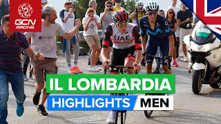 The Season Ends With Fireworks In Como  Il Lombardia 2022 Highlights [upl. by Anawk]