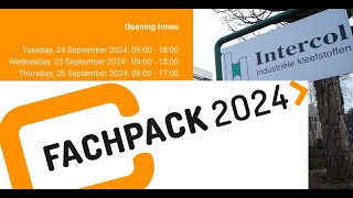 Fachpak Intercol Food packaging adhesives 2024 [upl. by Nyladnewg]