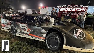 Championship Night Part 2  Brownstown Speedway  Feature Races UHD [upl. by Anaerb989]