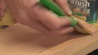 How To Paint On Wood Varnish [upl. by Ainoval]