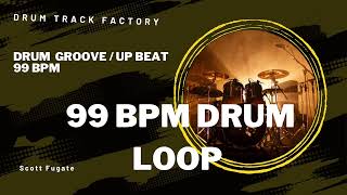 Energetic 99 BPM Drum Loop  Perfect for Jamming Teaching and Producing [upl. by Kameko541]