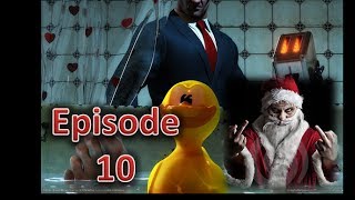 Merry XMas Nope Chuck Testa  Lets Play Hitman Blood Money 10 [upl. by Aihsened947]