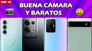 Los CELULARES CON BUENA CÁMARA BARATOS 2022 📸 [upl. by Nylyahs]