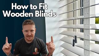 How to Measure and Fit Wooden Venetian Blinds  Complete DIY Guide [upl. by Aened]