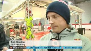 Kimi Räikkönen Interview MTV3 at Wales Rally GB 2011 [upl. by Healy]