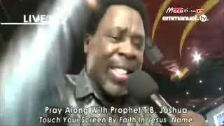 SCOAN TB Joshua At The Altar Mass Prayer [upl. by Aicercul]