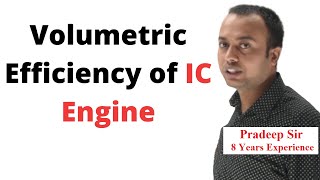 Volumetric Efficiency of IC Engine in Hindi [upl. by Icyak]