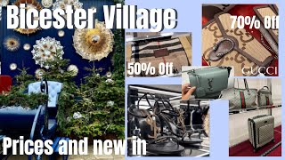 BICESTER VILLAGE PRICES Designer Outlet and New in Prada Gucci YSL Burberry  Becca and Soph [upl. by Fischer444]