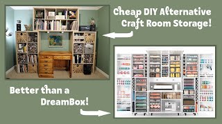 Better than a DreamBox  Cheap DIY Alternative Craft Room Storage [upl. by Gelhar]